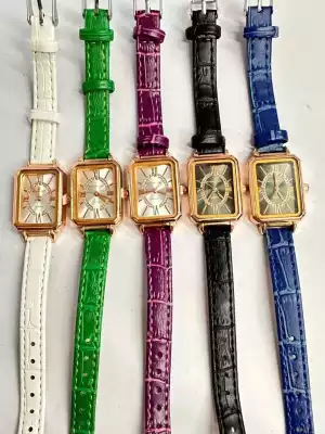 Часы наручные женские Kvartz кварцевые с мягким ремешком, для девочек-подростков, с датой и временем